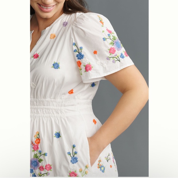 Nwt the Somerset embroidered mini dress - Picture 3 of 8